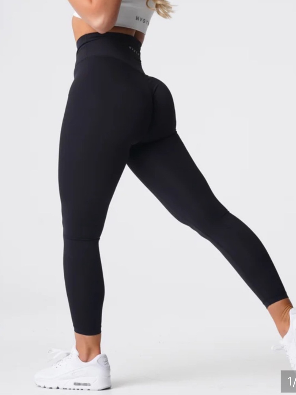 NVGTN Black High Waist Sculpting Leggings